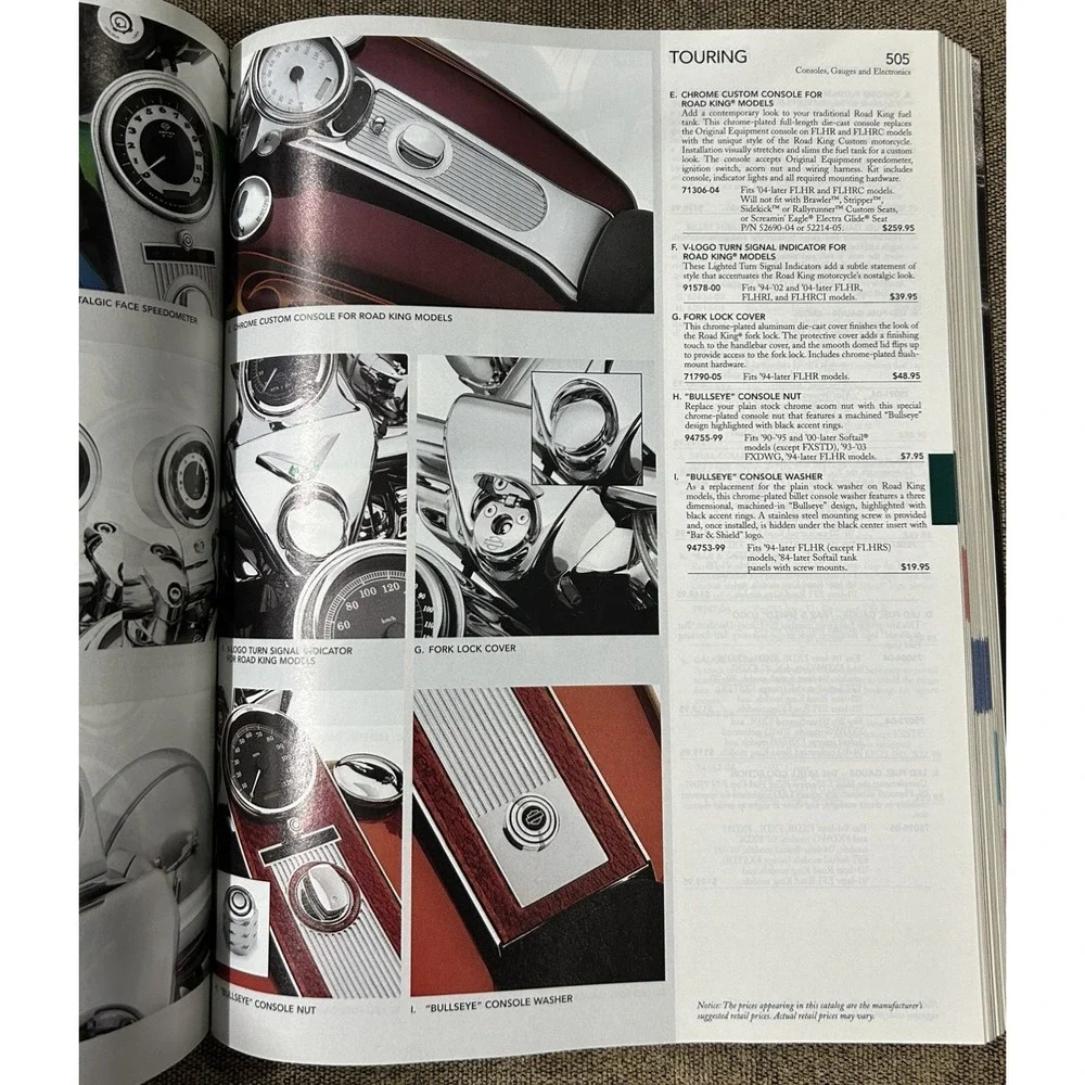 Harley-Davidson 2007 Genuine Motor Parts & Accessories Catalog Motorcycle OEM